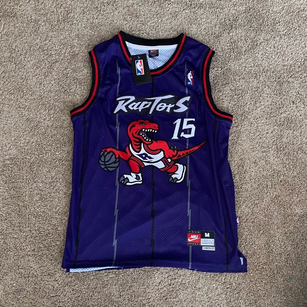 Throwback NBA Toronto Raptors Vince Carter Jersey
